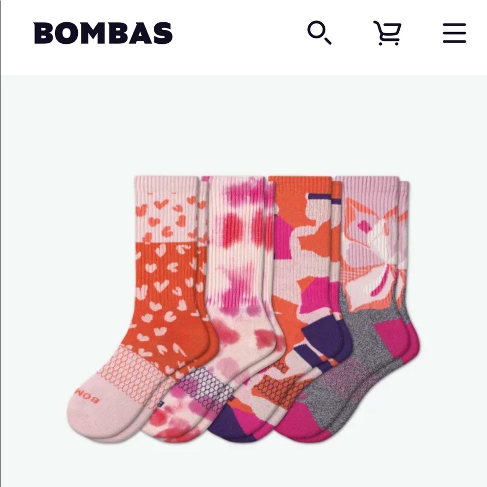 Women’s Bombas socks 4 pack